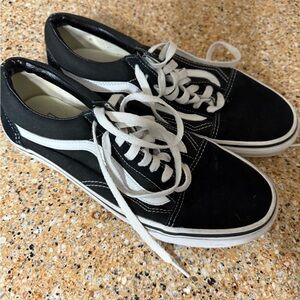 Vans Black and White Sneakers